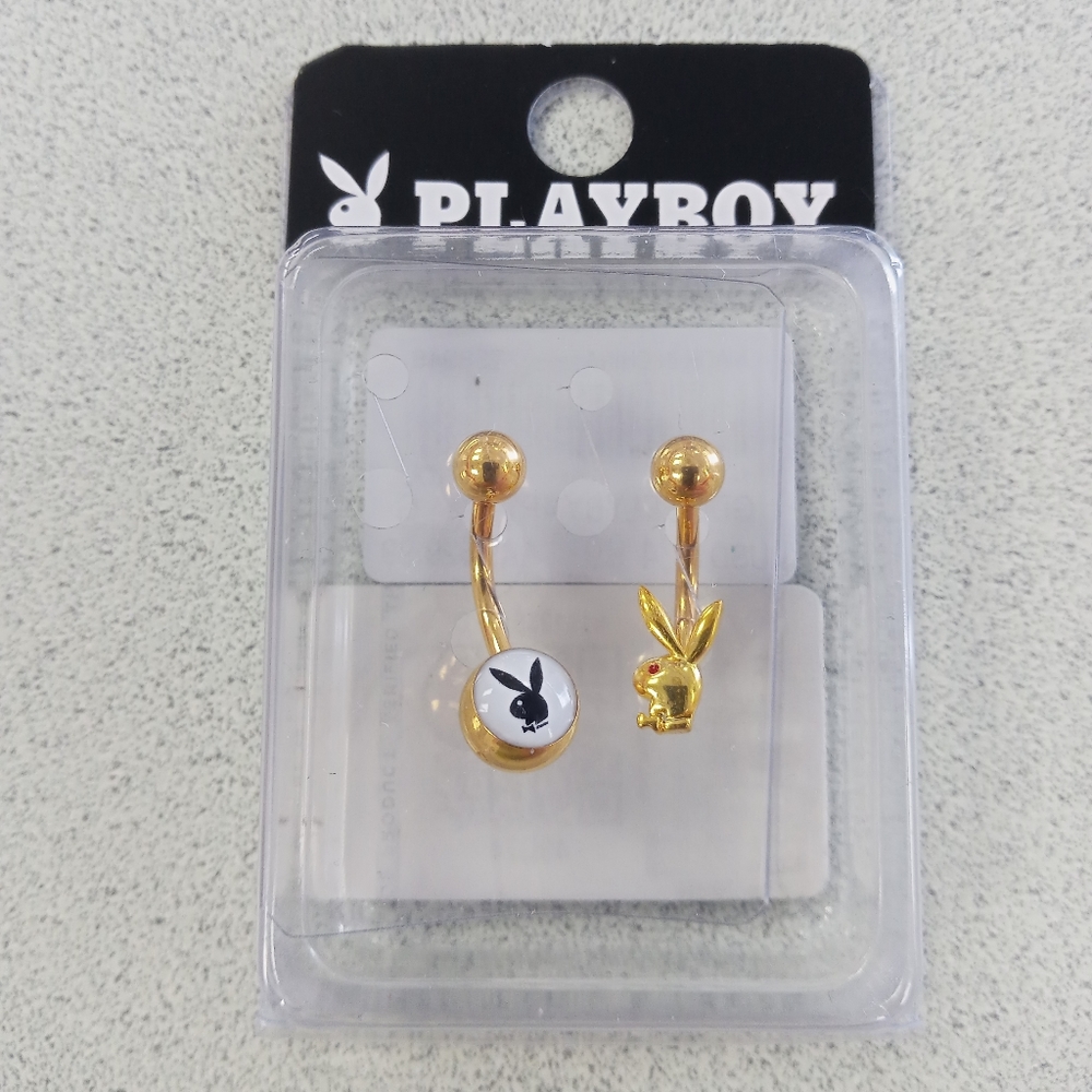 Playboy belly piercing jewellery